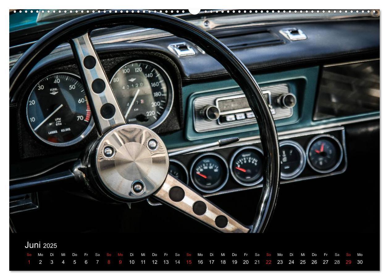 Bild: 9783435820627 | Oldtimer inside (Wandkalender 2025 DIN A2 quer), CALVENDO...