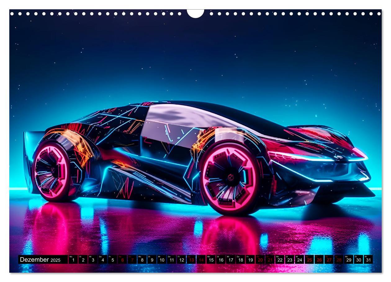 Bild: 9783383908538 | Future Vision Cars-Studio Art (Wandkalender 2025 DIN A3 quer),...