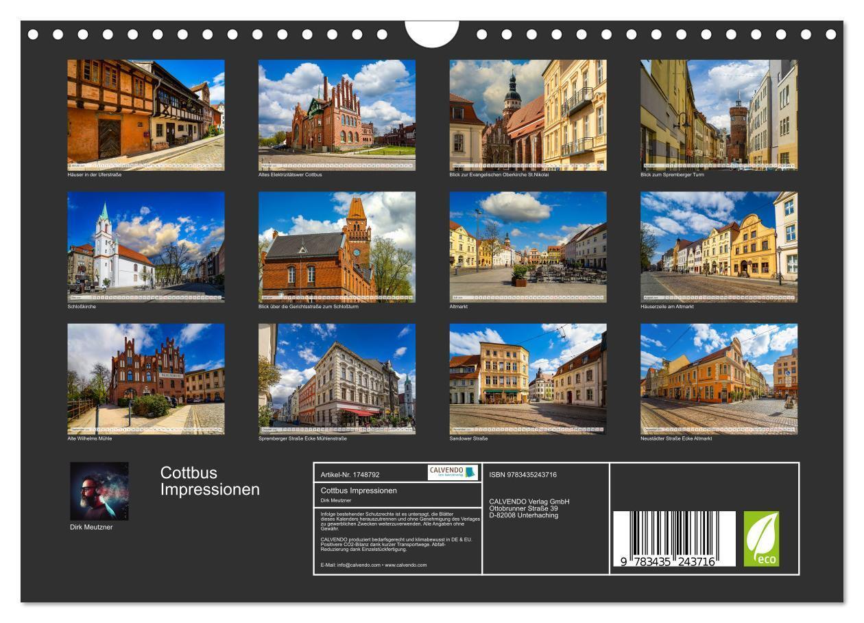 Bild: 9783435243716 | Cottbus Impressionen (Wandkalender 2025 DIN A4 quer), CALVENDO...