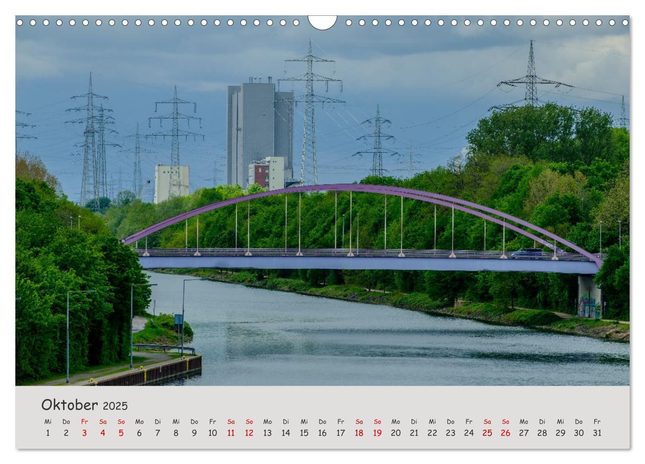 Bild: 9783383975318 | Herne: Stadt an Emscher und Kanal (Wandkalender 2025 DIN A3 quer),...