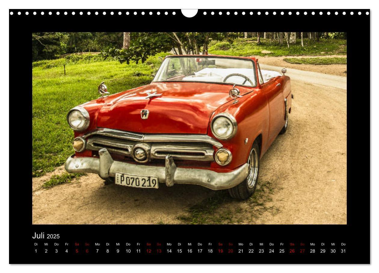 Bild: 9783435430161 | Retro Cars (Wandkalender 2025 DIN A3 quer), CALVENDO Monatskalender