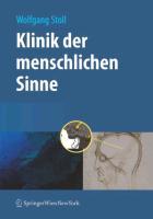 Cover: 9783211766323 | Klinik der menschlichen Sinne | Wolfgang Stoll | Buch | xiv | Deutsch