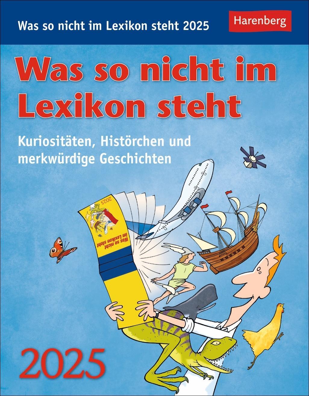 Cover: 9783840033773 | Was so nicht im Lexikon steht Tagesabreißkalender 2025 -...