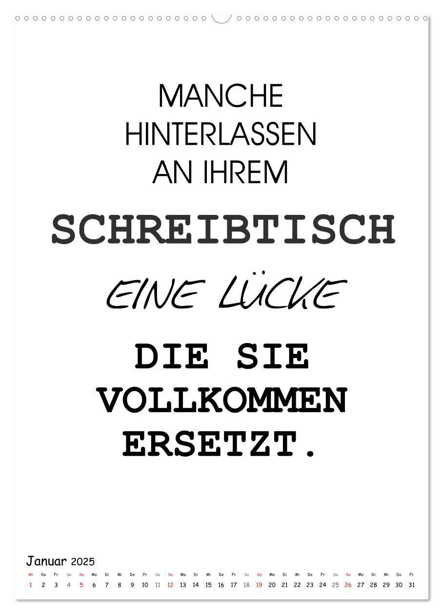 Bild: 9783435958771 | Typo-Kalender für das Büro. Gemeine und lustige Sprüche...