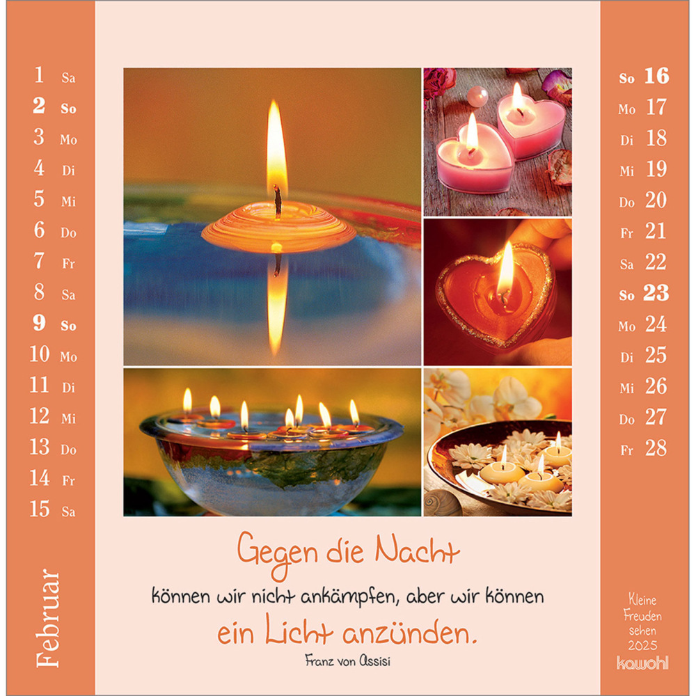 Bild: 9783754817957 | Kleine Freuden sehen 2025 | Postkarten-Kalender mit Bildcollagen