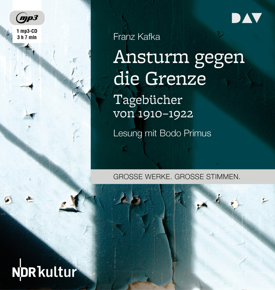 Cover: 9783742400321 | Ansturm gegen die Grenze - Tagebücher von 1910-1922, 1 Audio-CD, 1 MP3