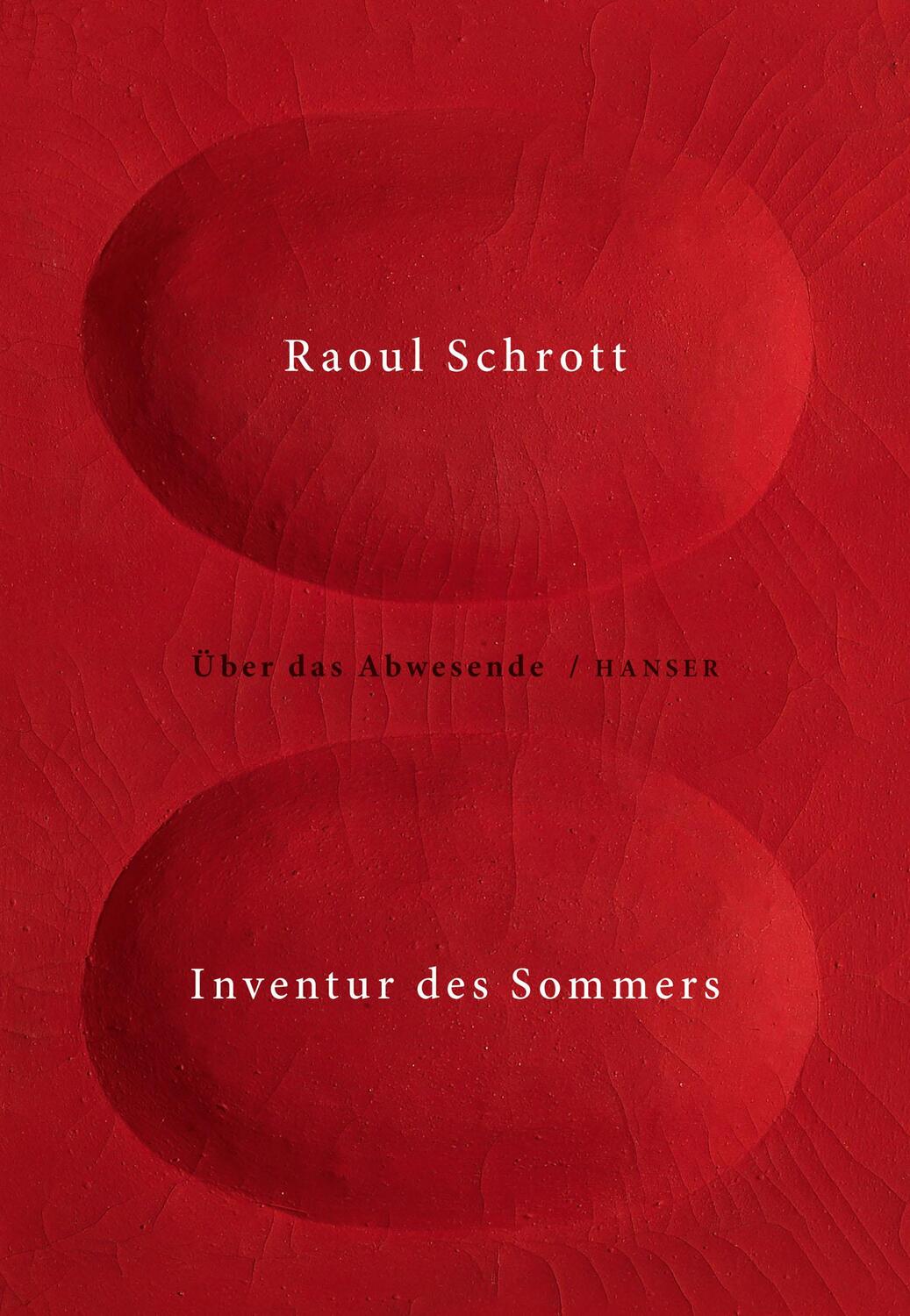 Cover: 9783446276338 | Inventur des Sommers | Über das Abwesende | Raoul Schrott | Buch