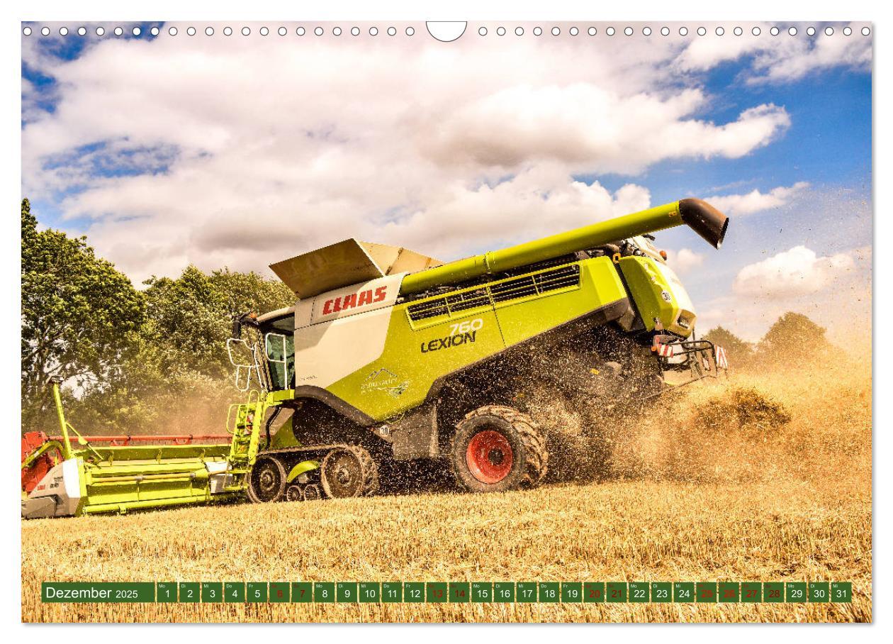 Bild: 9783435238477 | Landwirtschaft - Giganten im Kornfeld (Wandkalender 2025 DIN A3...