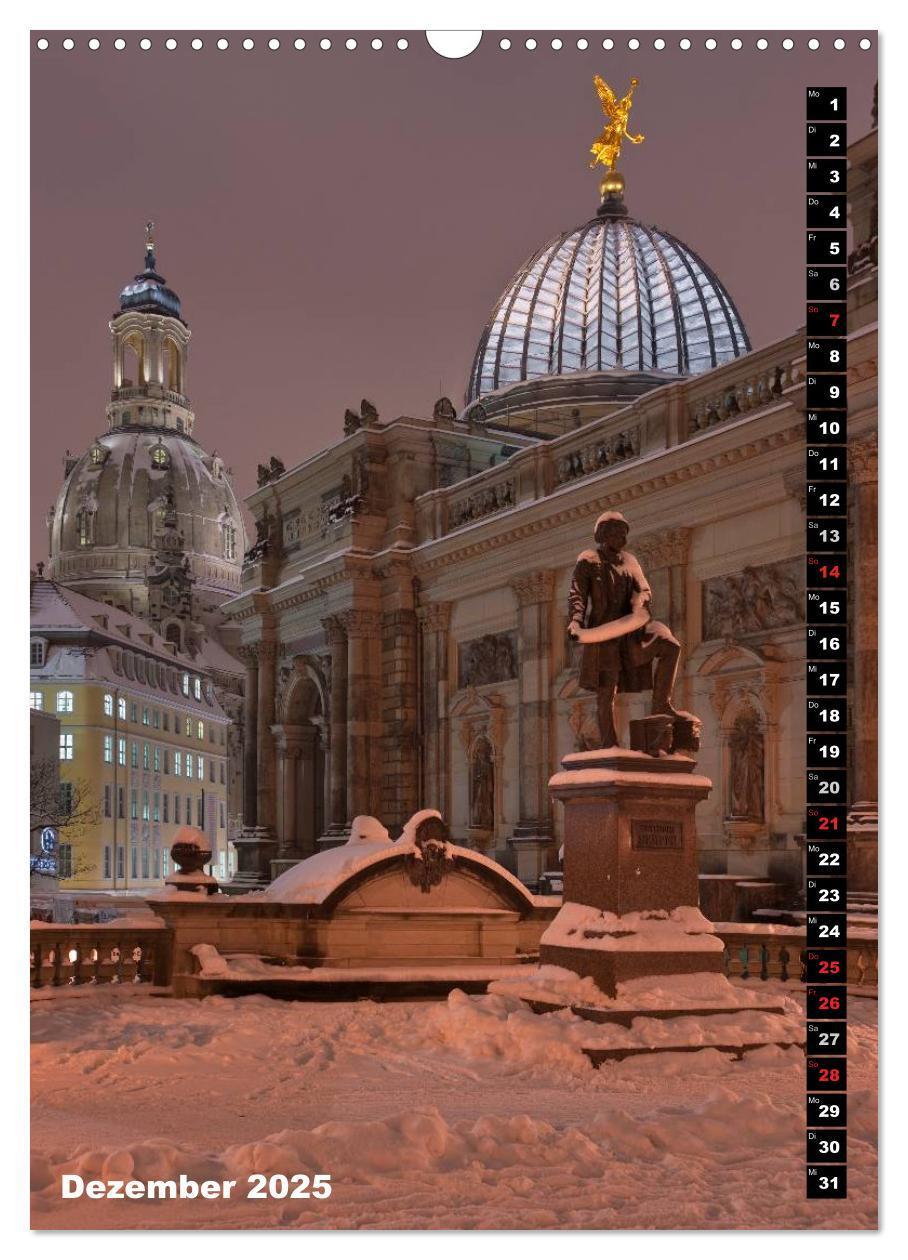 Bild: 9783457087671 | Dresden bei Nacht (Wandkalender 2025 DIN A3 hoch), CALVENDO...