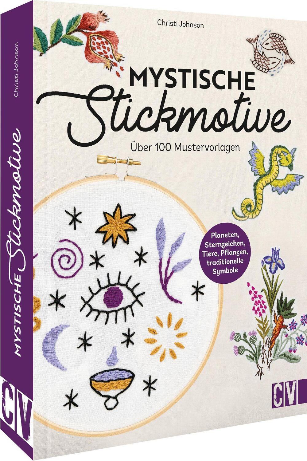 Cover: 9783841066848 | Mystische Stickmotive | Über 100 Mustervorlagen | Christi Johnson