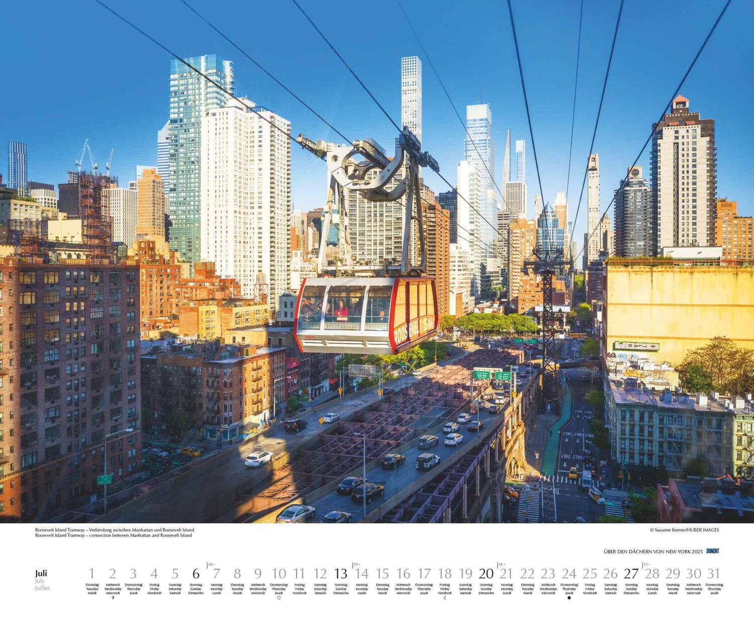 Bild: 4250809653754 | Über den Dächern von New York 2025 - Städte-Reise-Kalender -...