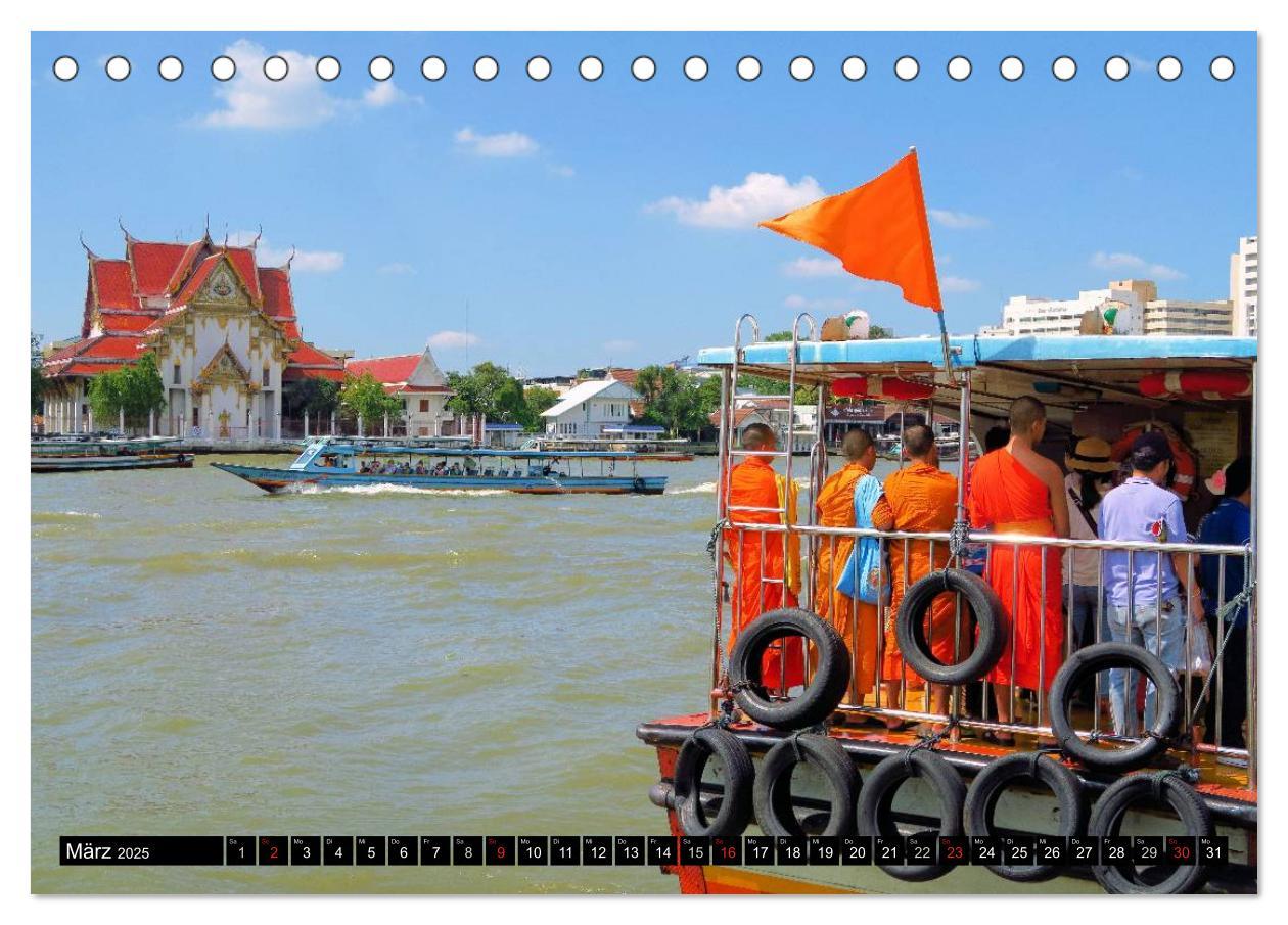 Bild: 9783435514694 | Bangkok: West trifft Fernost (Tischkalender 2025 DIN A5 quer),...