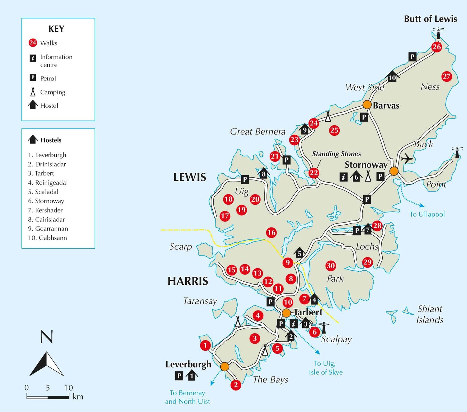 Bild: 9781786311450 | Walking on Harris and Lewis | 30 day walks exploring the islands