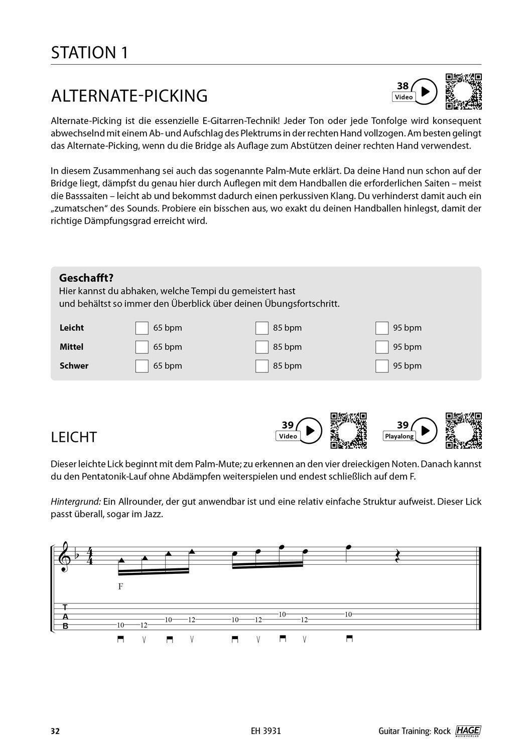 Bild: 9783866262010 | Guitar Training Rock | Daniel Schusterbauer | Broschüre | 44 S. | 2011