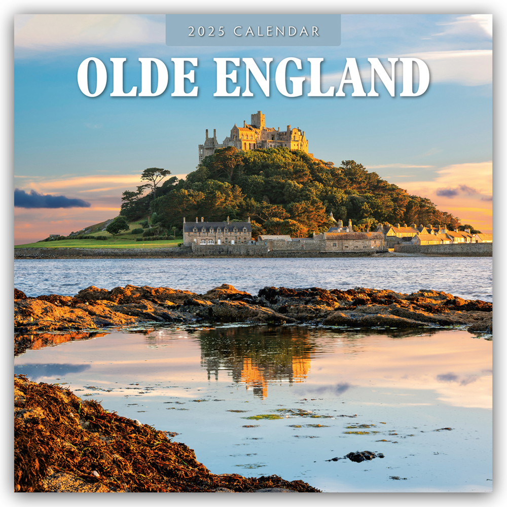 Cover: 9781804426395 | Olde England - Historisches England 2025 - 16-Monatskalender | Ltd