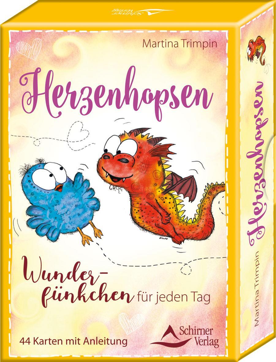 Cover: 9783843491211 | Herzenhopsen | Wunderfünkchen für jeden Tag - 44 Karten mit Anleitung