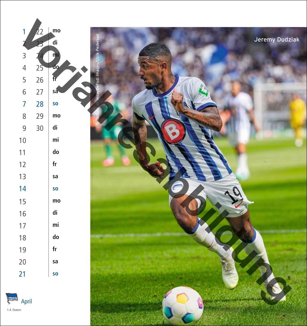 Bild: 9783756405480 | Hertha BSC Postkartenkalender 2025 | Kalender | Spiralbindung | 13 S.