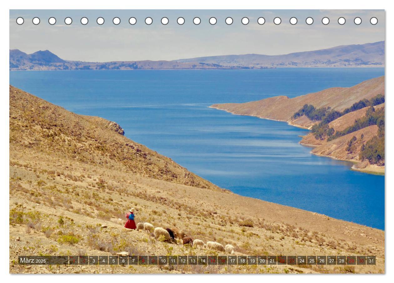 Bild: 9783435339617 | Peru Bolivien Chile (Tischkalender 2025 DIN A5 quer), CALVENDO...