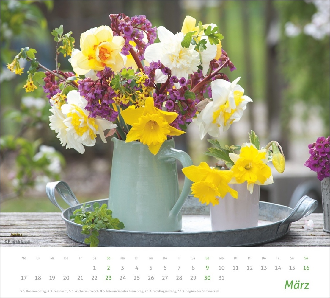 Bild: 9783756406876 | Blumen Bildkalender 2025 | Kalender | Spiralbindung | 14 S. | Deutsch