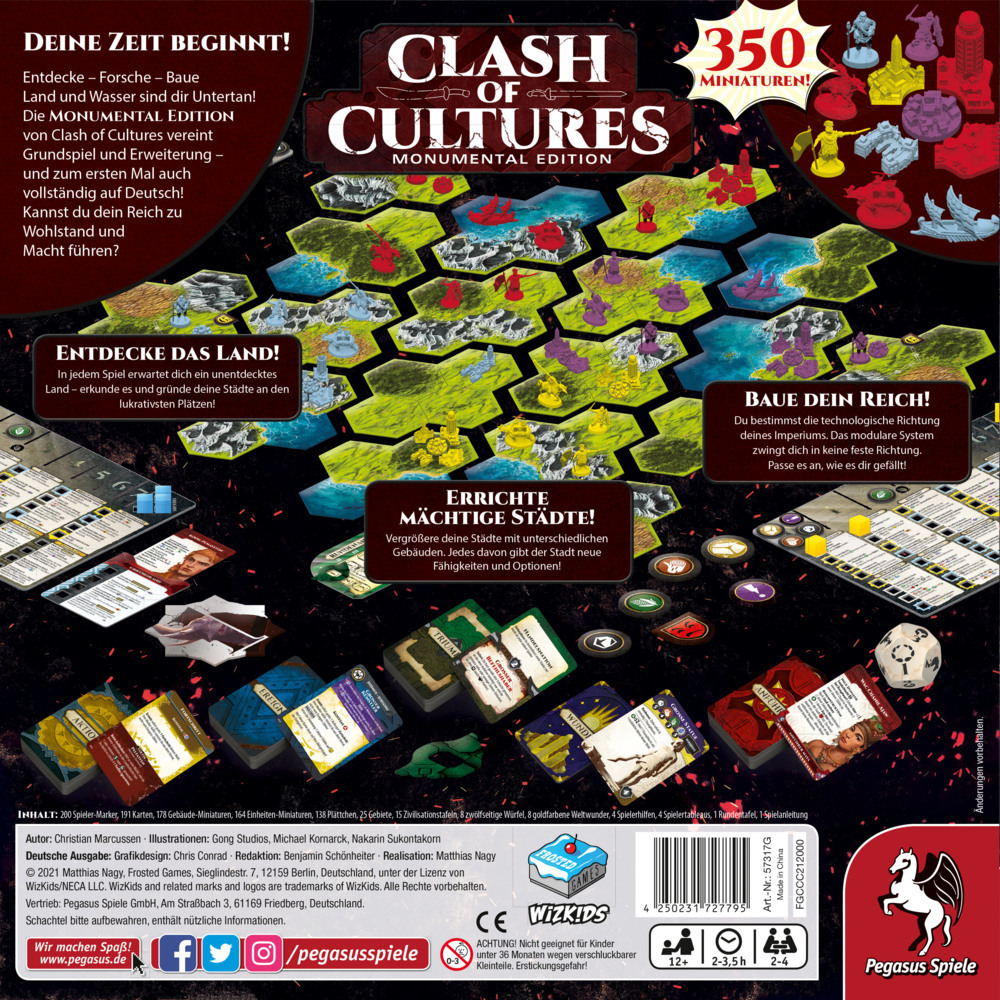 Bild: 4250231727795 | Clash of Cultures (Spiel) | Spiel | In Spielebox | 57317G | Deutsch