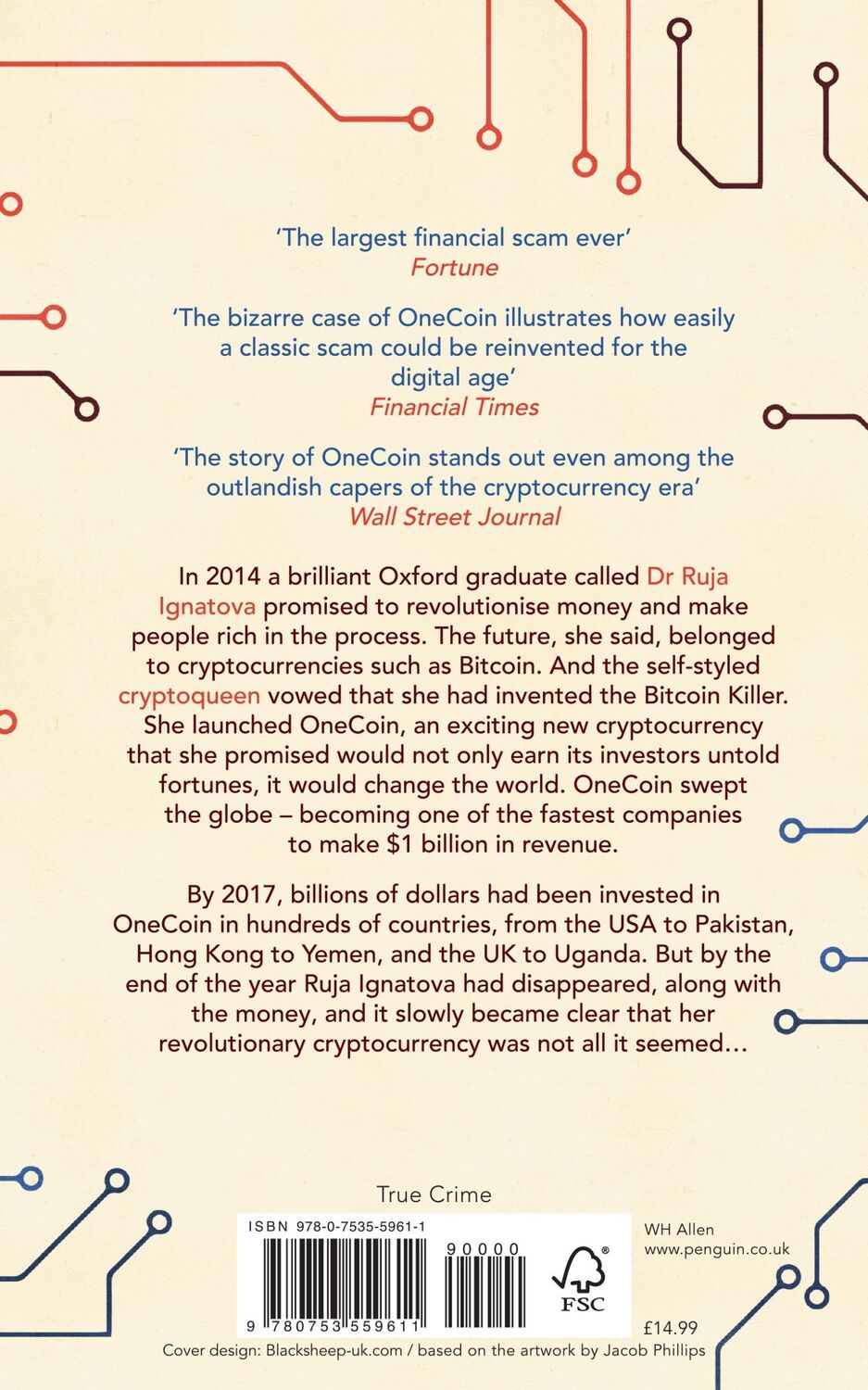 Rückseite: 9780753559611 | The Missing Cryptoqueen | Jamie Bartlett | Taschenbuch | 306 S. | 2022