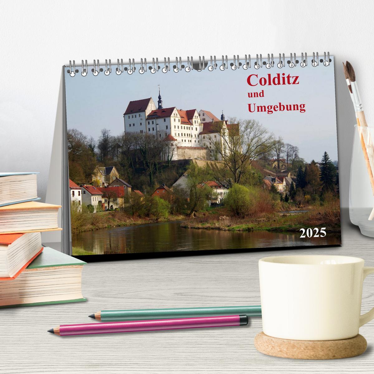 Bild: 9783435368150 | Colditz und Umgebung (Tischkalender 2025 DIN A5 quer), CALVENDO...