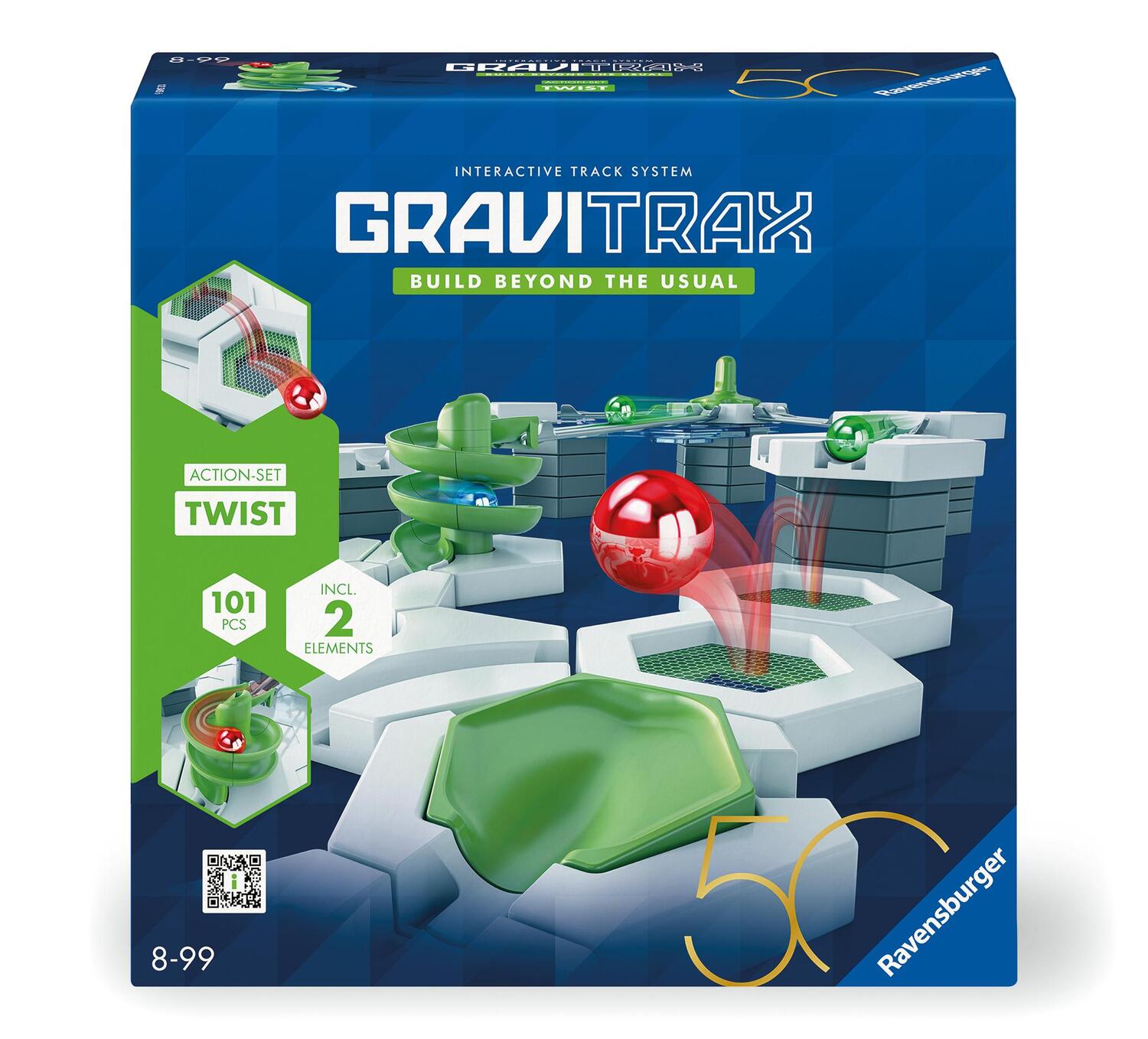 Cover: 4005556245765 | Ravensburger GraviTrax Action-Set Twist 50 Jahre 24576 -GraviTrax...