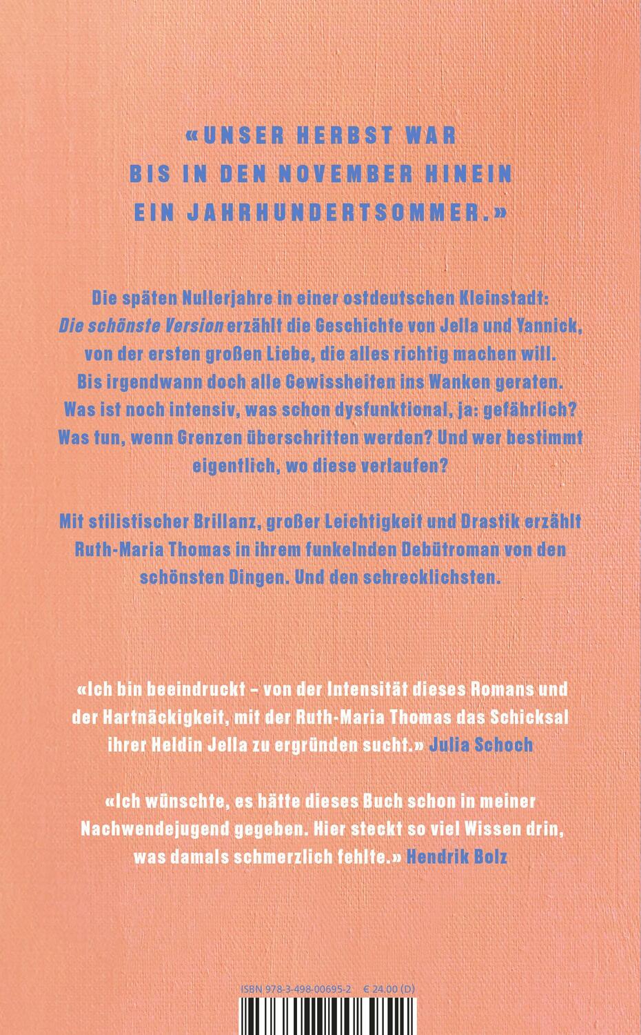 Rückseite: 9783498006952 | Die schönste Version | Ruth-Maria Thomas | Buch | 272 S. | Deutsch