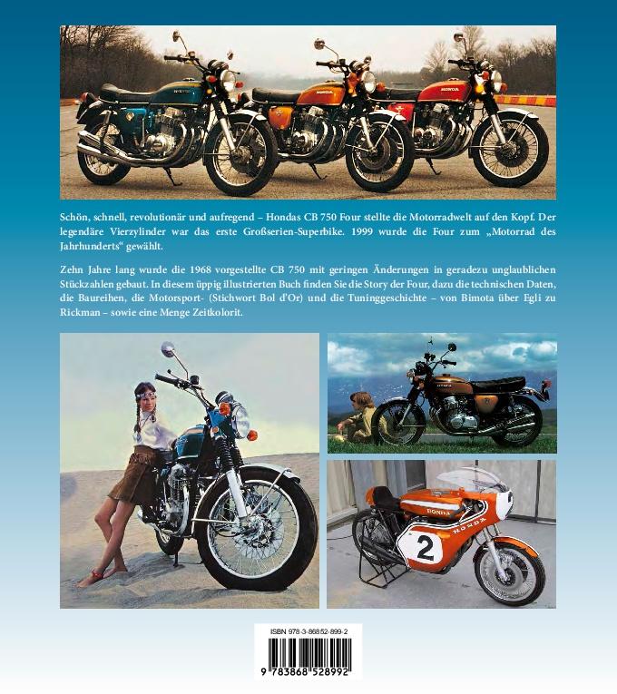 Rückseite: 9783868528992 | Honda CB 750 Four | Giorgio Sarti | Buch | 96 S. | Deutsch | 2014