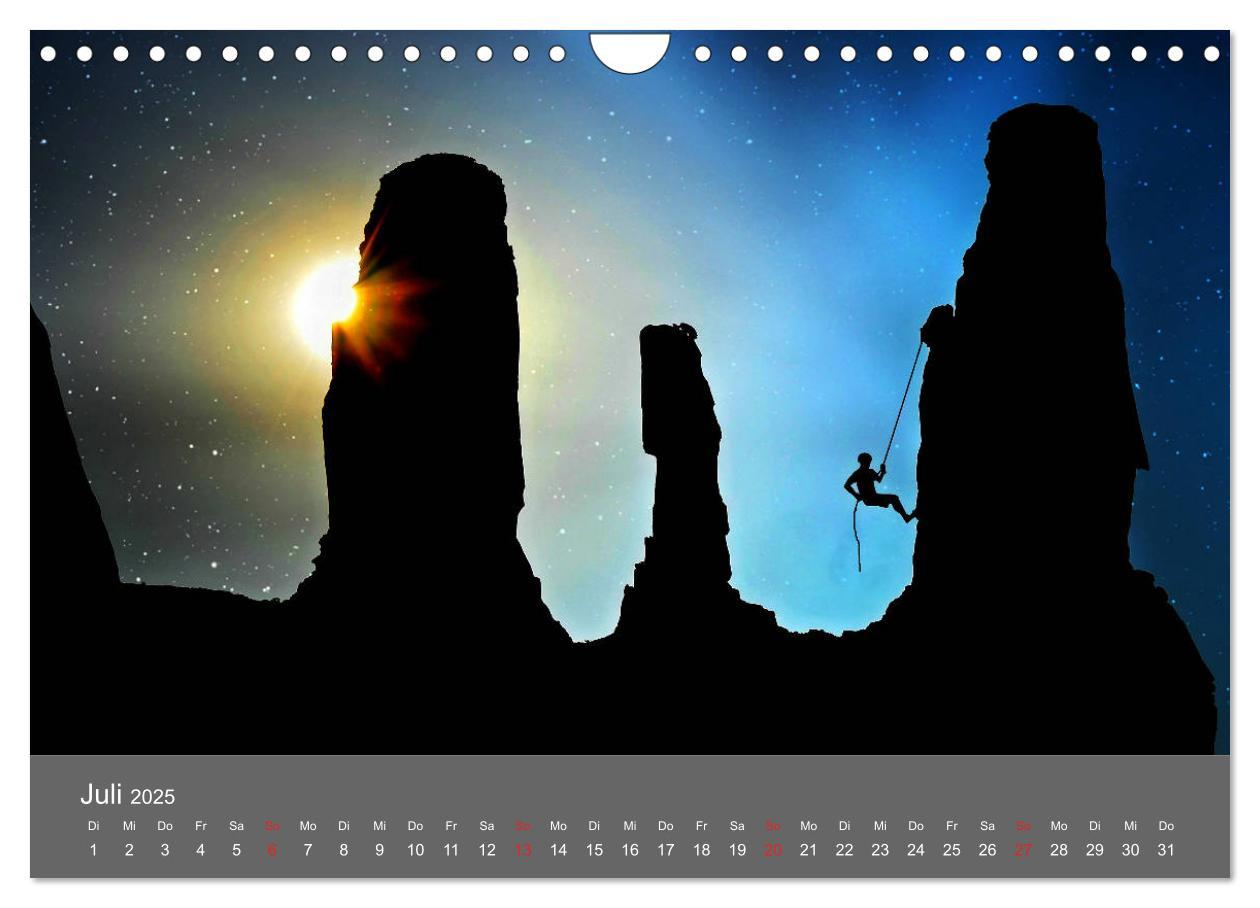 Bild: 9783435295012 | Bergsteigen - Extremsport am Limit (Wandkalender 2025 DIN A4 quer),...