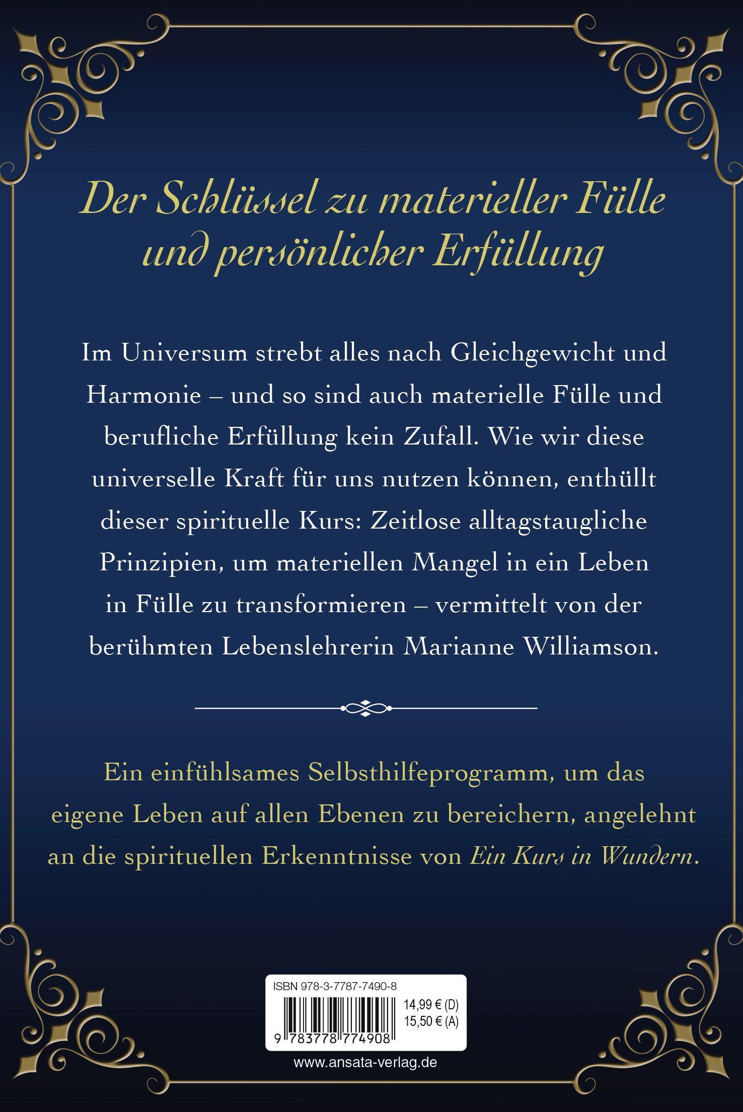 Bild: 9783778774908 | Das Gesetz des göttlichen Ausgleichs | Marianne Williamson | Buch