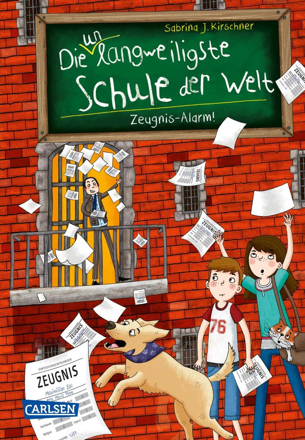 Cover: 9783551653949 | Die unlangweiligste Schule der Welt 4: Zeugnis-Alarm! | Kirschner