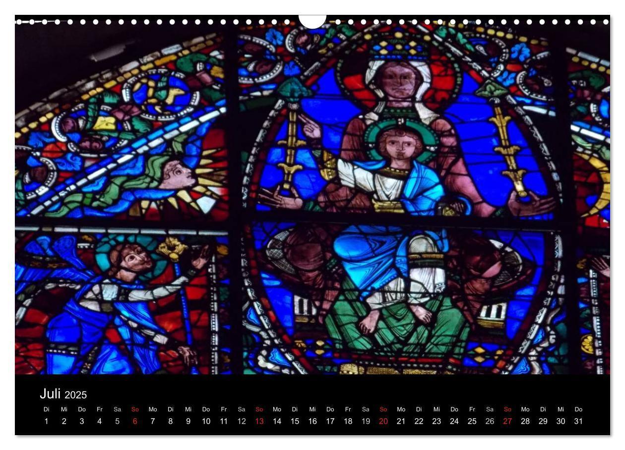 Bild: 9783435818990 | Bilder aus Licht - Notre Dame de Chartres (Wandkalender 2025 DIN A3...