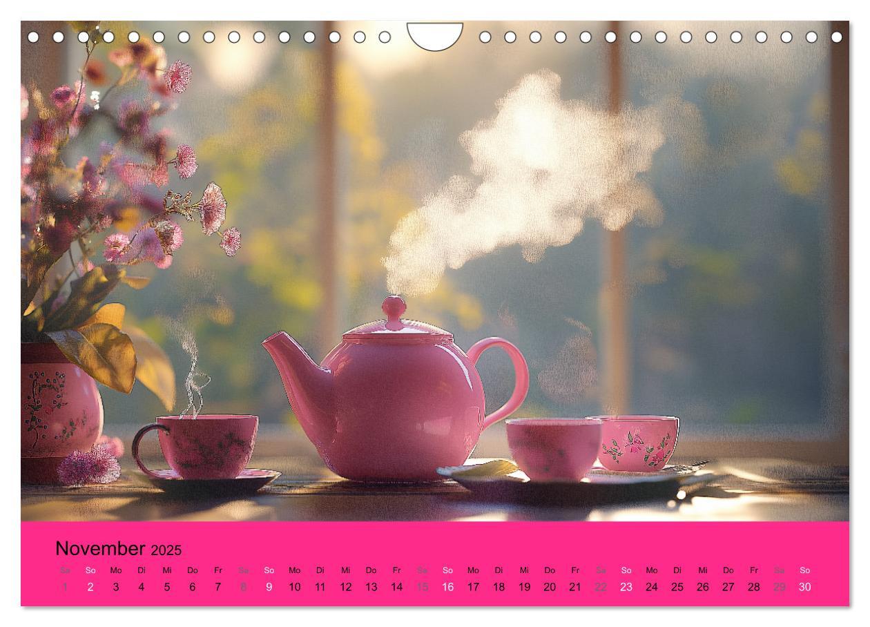 Bild: 9783457203873 | Kalender in PINK (Wandkalender 2025 DIN A4 quer), CALVENDO...