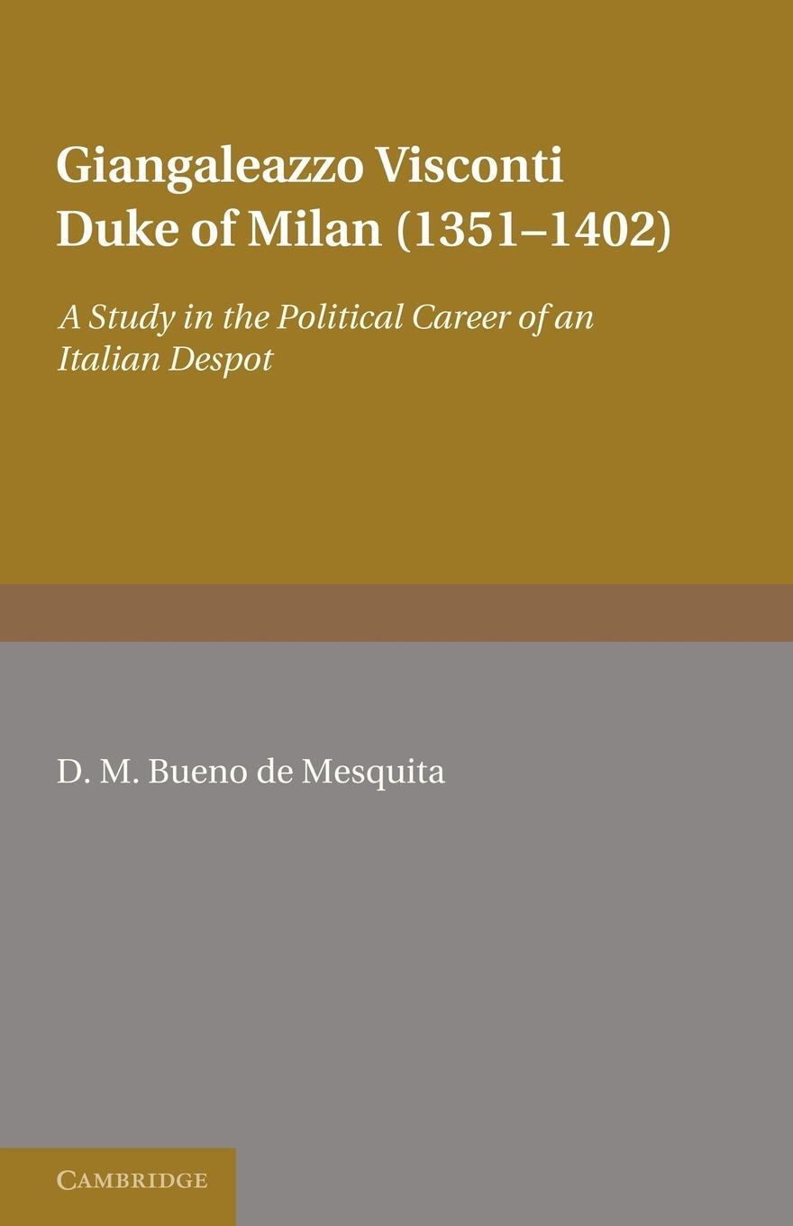 Cover: 9780521234559 | Giangaleazzo Visconti, Duke of Milan (1351 1402) | Mesquita | Buch