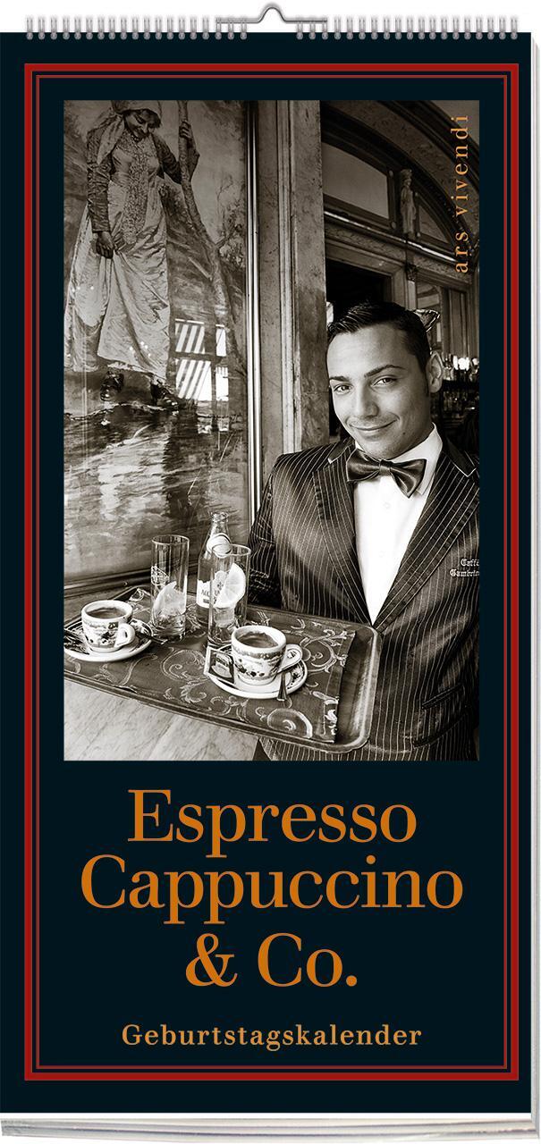 Cover: 9783747206423 | Geburtstagskalender Espresso, Cappuccino &amp; Co. | Anzenberger (u. a.)