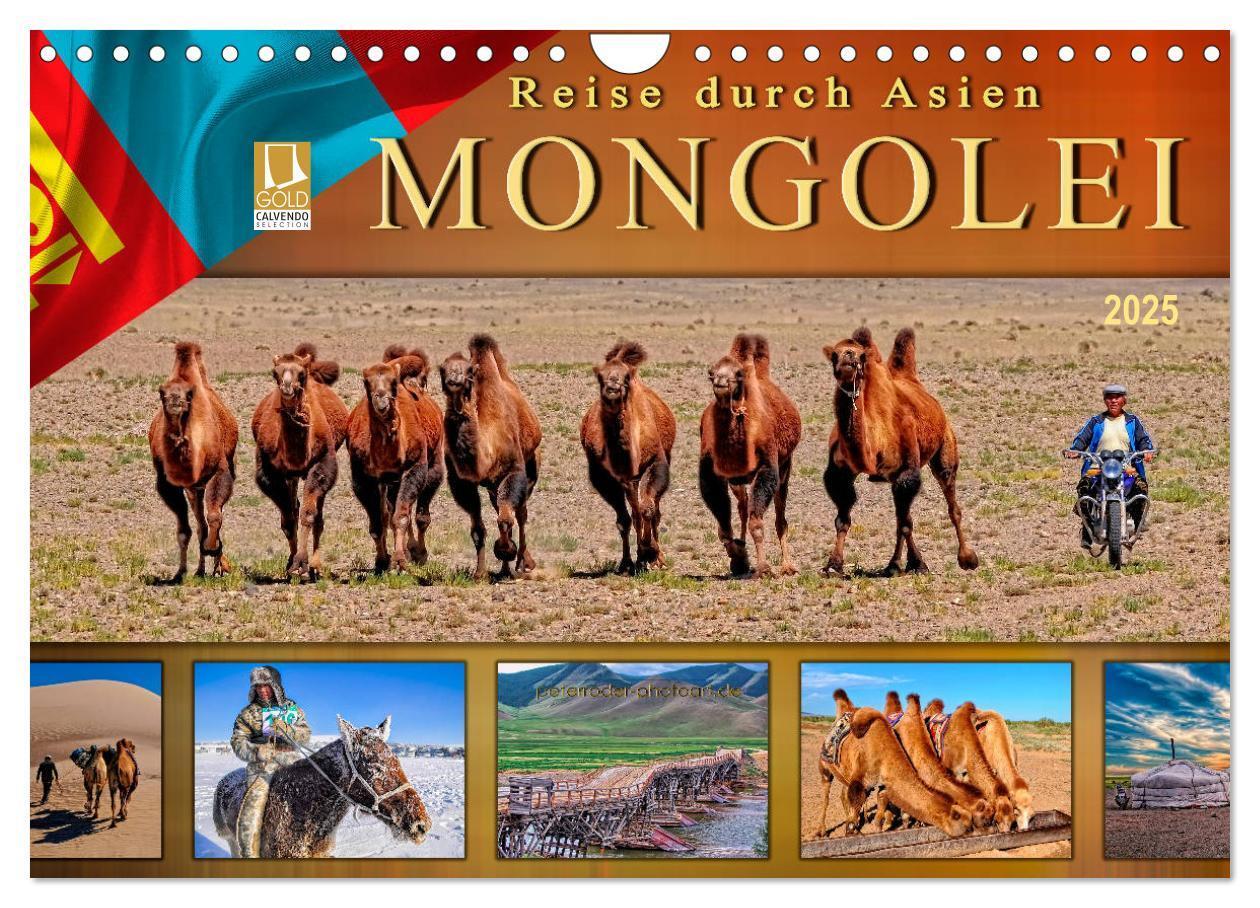 Cover: 9783435438815 | Reise durch Asien - Mongolei (Wandkalender 2025 DIN A4 quer),...