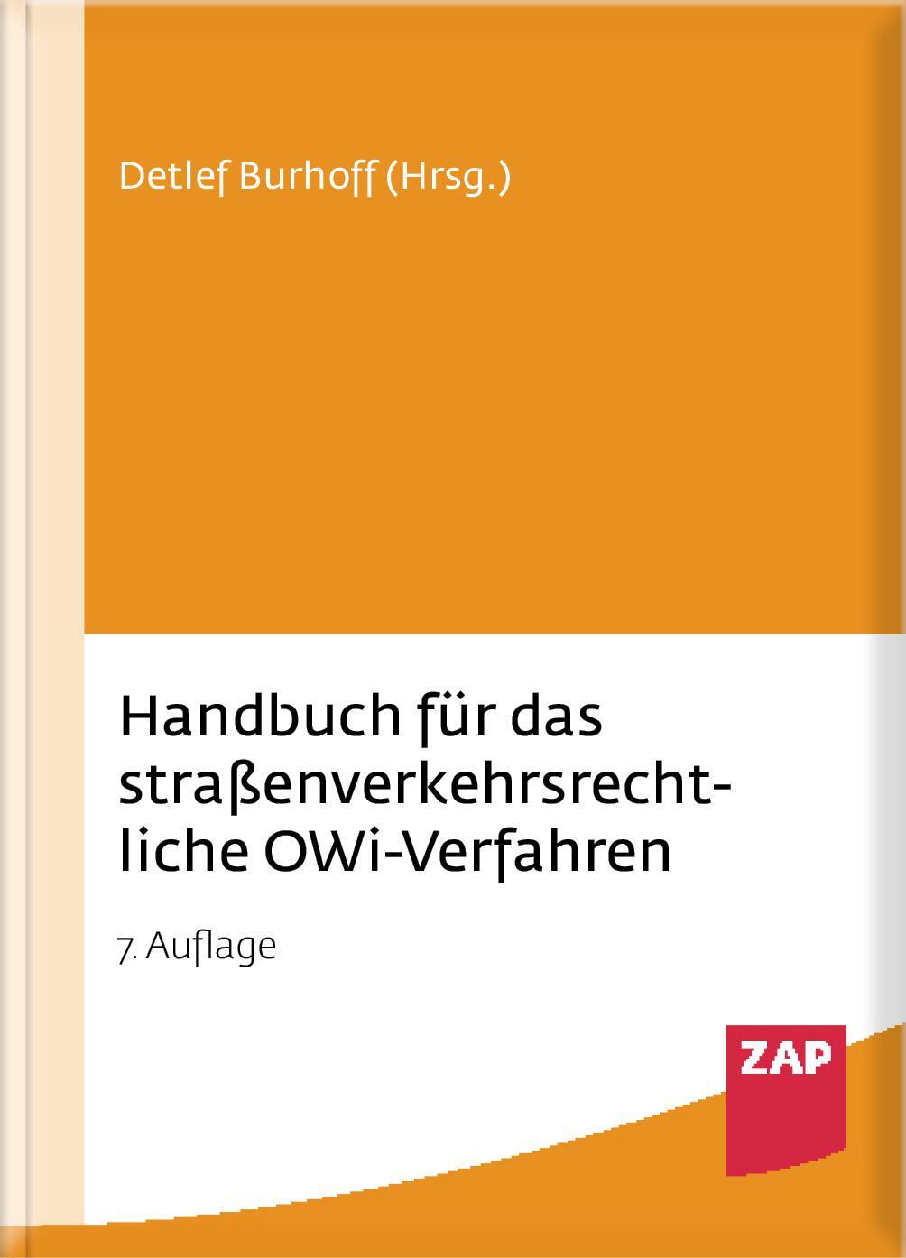 Cover: 9783750800250 | Handbuch für das straßenverkehrsrechtliche OWi-Verfahren | Buch | L