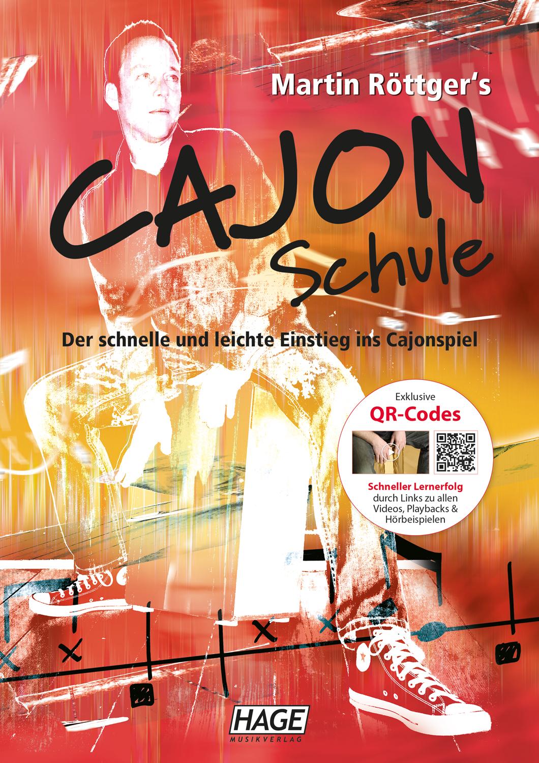 Cover: 9783866261143 | Martin Röttger's Cajon Schule, exklusive QR-Codes | Helmut Hage | Buch