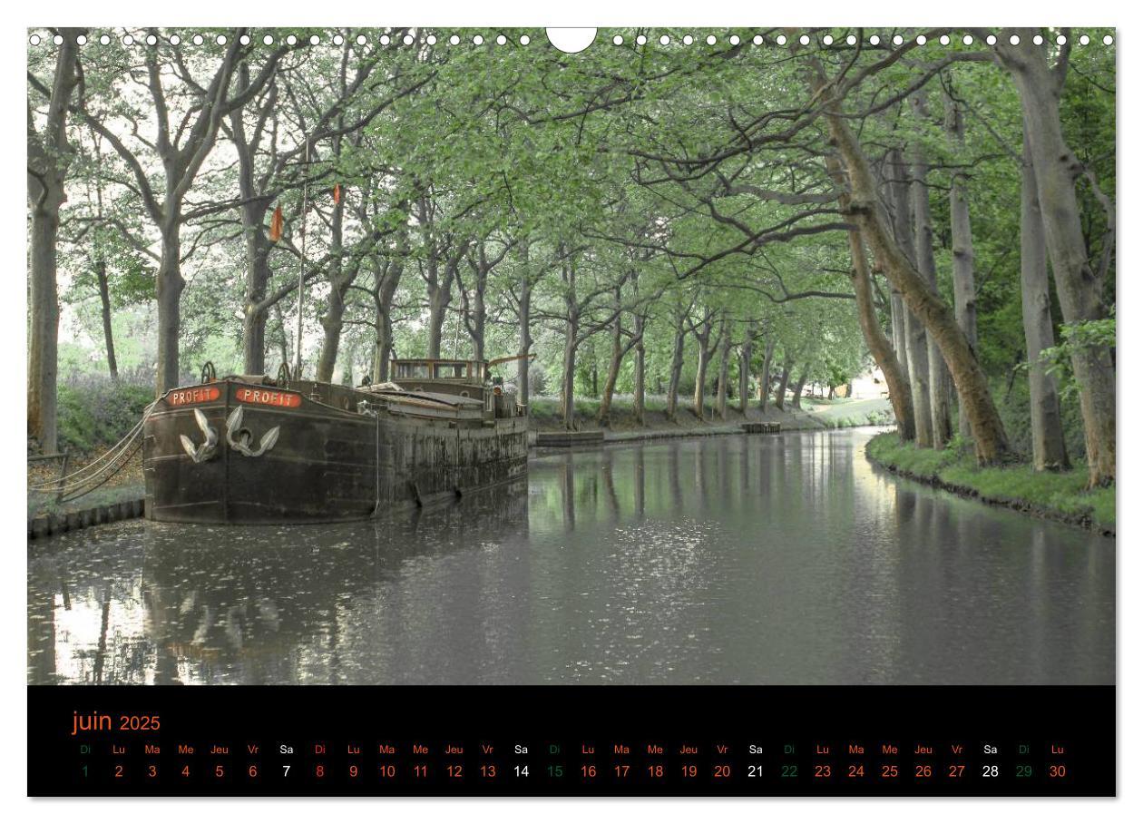 Bild: 9781325956470 | Croisière sur le Canal du Midi (Calendrier mural 2025 DIN A3...