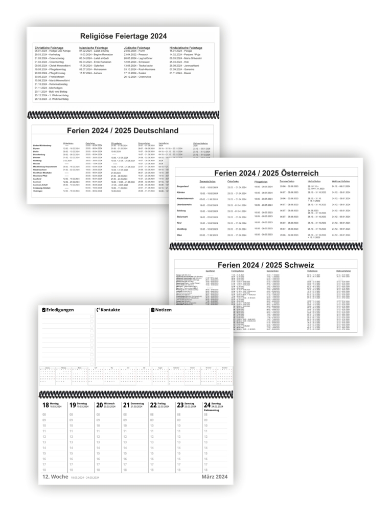 Bild: 4262385944881 | Tischkalender 2024 | E&amp;Z-Verlag GmbH | Kalender | Spiralbindung | 2024