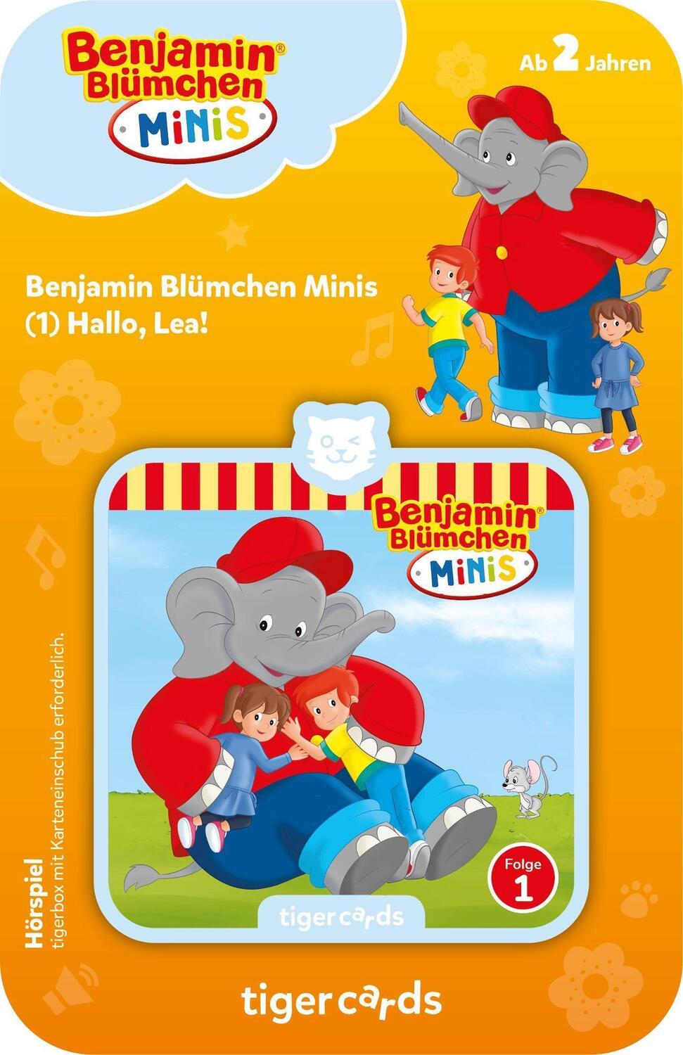 Bild: 4260535484256 | tigercard - Benjamin Blümchen Minis - Hallo Lea | Stück | Deutsch