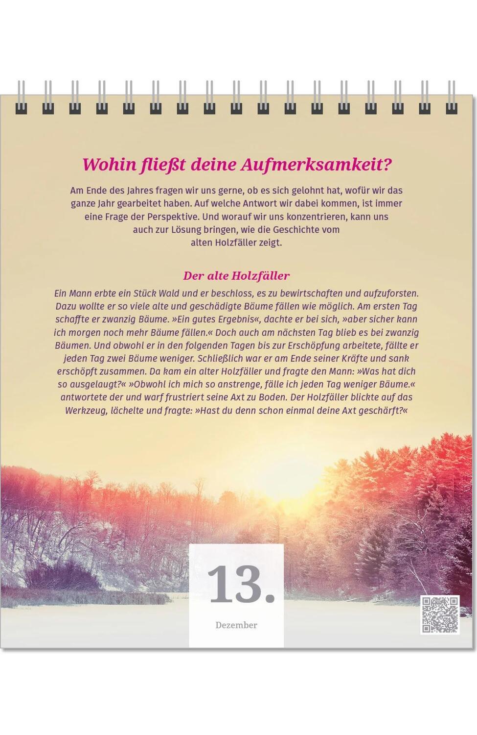 Bild: 9783910253148 | Der Lebensfreude-Adventskalender 2024 | Kalender | 26 S. | Deutsch