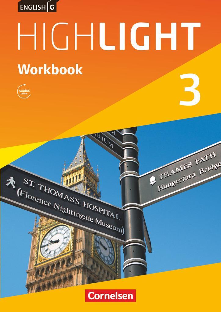 Cover: 9783060333103 | English G Highlight 03: 7. Schuljahr Hauptschule. Workbook mit...