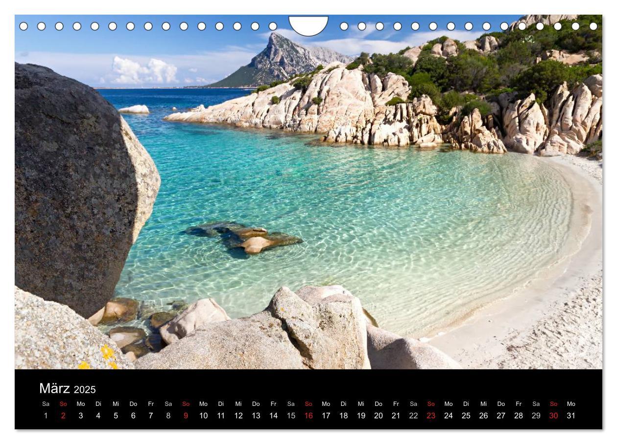 Bild: 9783435744510 | Sardinien (Wandkalender 2025 DIN A4 quer), CALVENDO Monatskalender