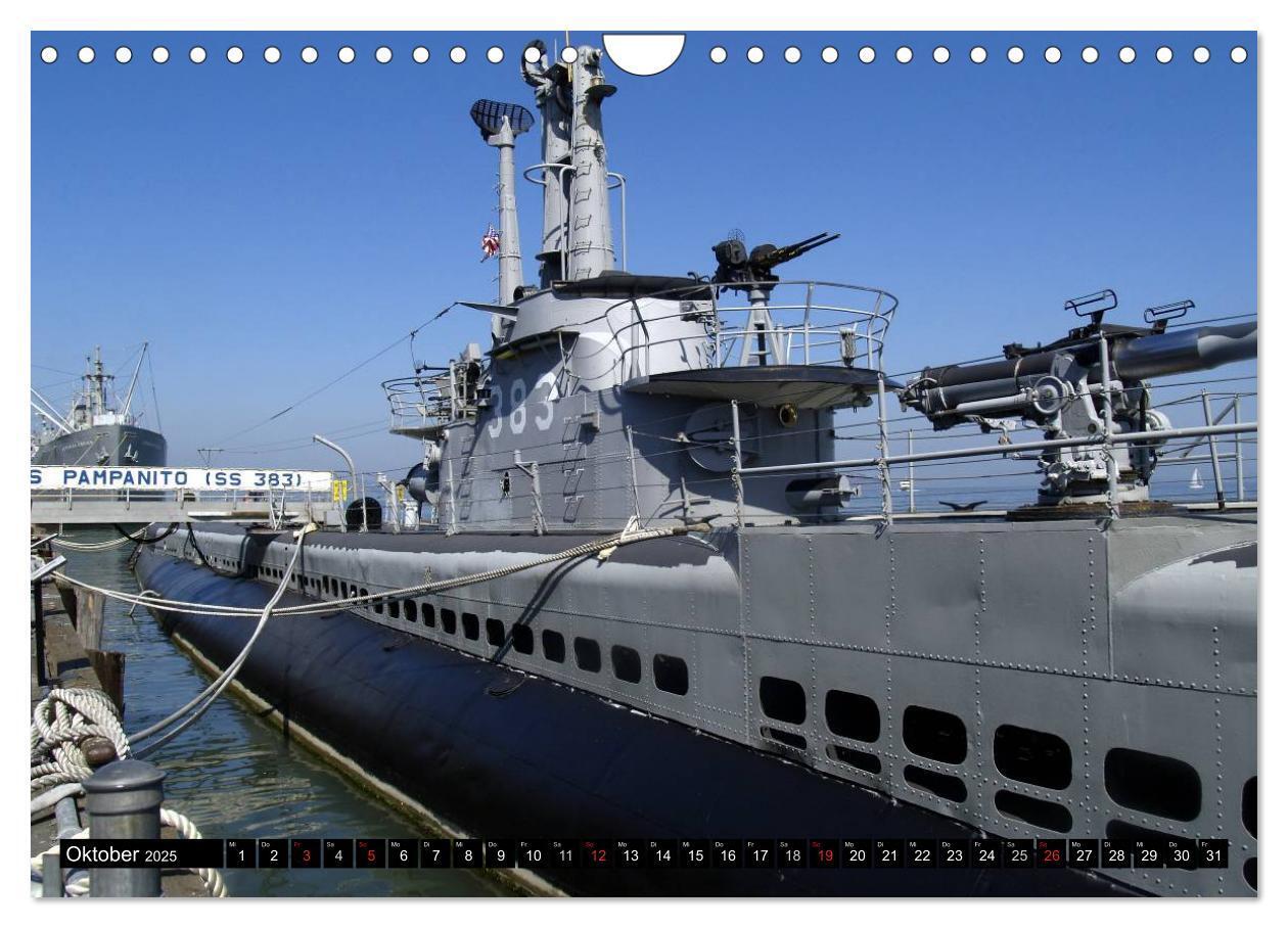 Bild: 9783435730049 | U-Boote - Militärische Ungetüme (Wandkalender 2025 DIN A4 quer),...