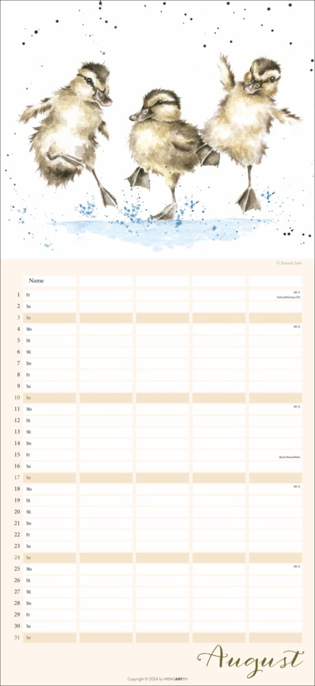 Bild: 9783839901120 | Happy Family Familienplaner 2025 | Hannah Dale | Kalender | 15 S.