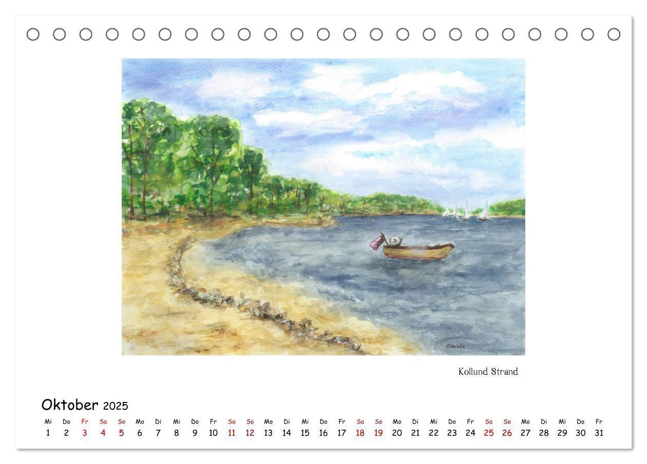 Bild: 9783435324521 | Die Flensburger Förde (Tischkalender 2025 DIN A5 quer), CALVENDO...