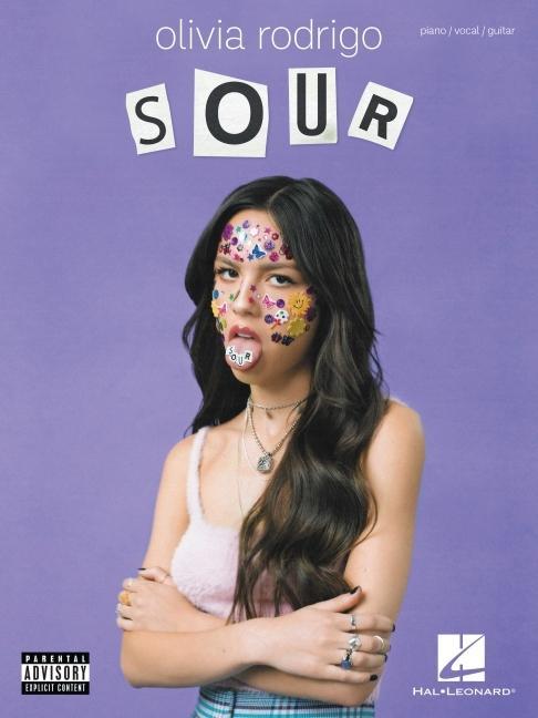 Cover: 840126992793 | Olivia Rodrigo - Sour | Piano-Vocal-Guitar Artist Songbook | Buch