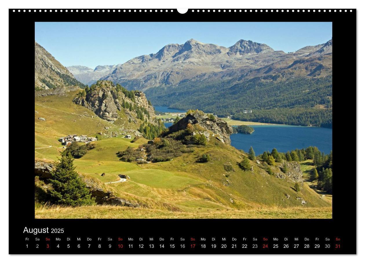 Bild: 9783435549559 | Oberengadin (hochwertiger Premium Wandkalender 2025 DIN A2 quer),...